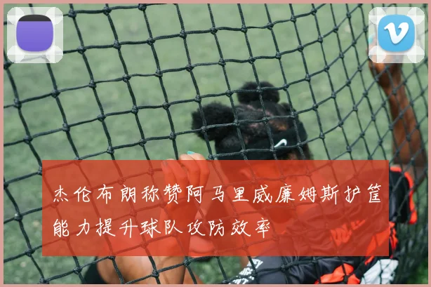 杰伦布朗称赞阿马里威廉姆斯护筐能力提升球队攻防效率